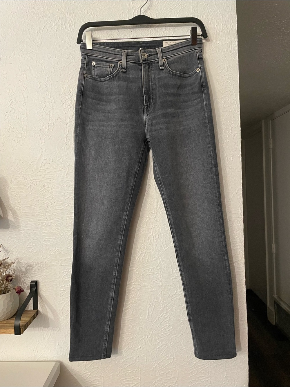 Rag & Bone Nina High-Rise Ankle Skinny Jeans Size 25